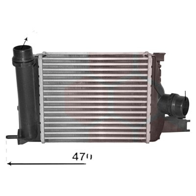 Intercooler RENAULT DOKKER 2013->, SYMBOL 3 2013->, LOGAN 1 2004->2013, LODGY 2013->, LOGAN / STEPWAY 2 2012->, SANDERO/STEPWAY 2 2013->, CAPTUR 1 2013->2020, CLIO 4 2012-> pentru 1.5 dCi, perioada 2008 2009 2010 2011 2012 2013 2014 2015 2016 2017 20