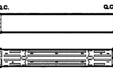 Intercooler RENAULT MEGANE III hatchback (BZ0_) (2008 - 2016) NRF 30268