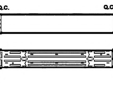 Intercooler RENAULT MEGANE III hatchback (BZ0_) (2008 - 2016) NRF 30287