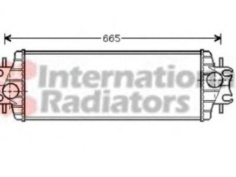 Intercooler RENAULT TRAFIC II bus JL VAN WEZEL 43004328