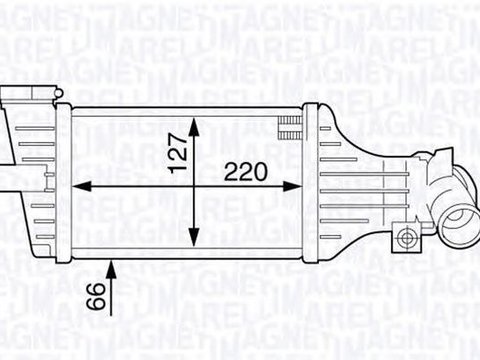 Intercooler SAAB 900 II MAGNETI MARELLI 351319201930