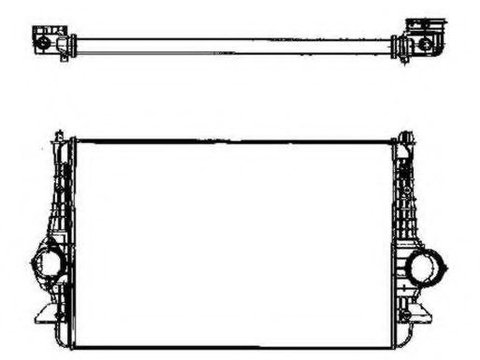 Intercooler SEAT ALHAMBRA (7V8, 7V9) (1996 - 2010) NRF 30166