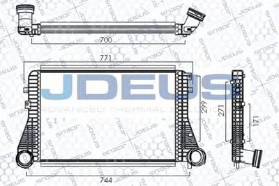 Intercooler SEAT TOLEDO III 5P2 JDEUS 830M06A