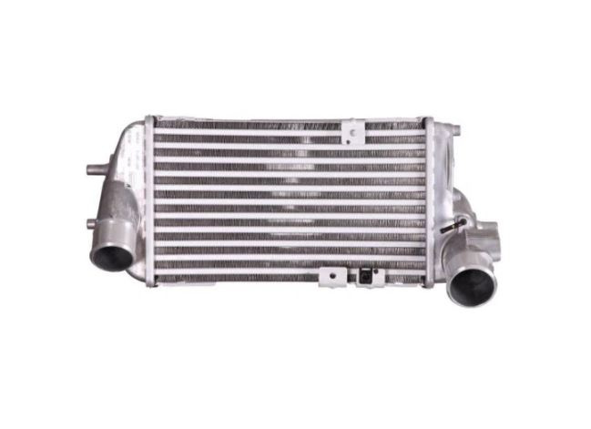 Intercooler SRL, HYUNDAI I30, 01.2015-09.2016, Kia CEE&#39,D, 06.2013-07.2018 motor 1,6/1,6 T-GDI, aluminiu/ aluminiu brazat, 290x180x90 mm,