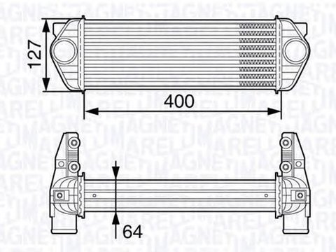 Intercooler SUZUKI SWIFT Cabriolet SF413 MAGNETI MARELLI 351319202680