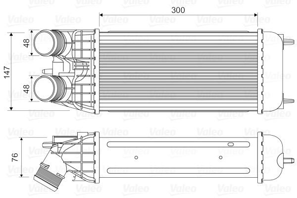 Intercooler Valeo CITROËN (DF-PSA) C3 L 2020-2025 - 818547