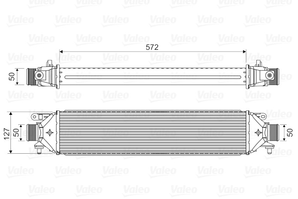Intercooler Valeo FIAT DOBLO platou / sasiu (263_) 2010-2023 - 818824