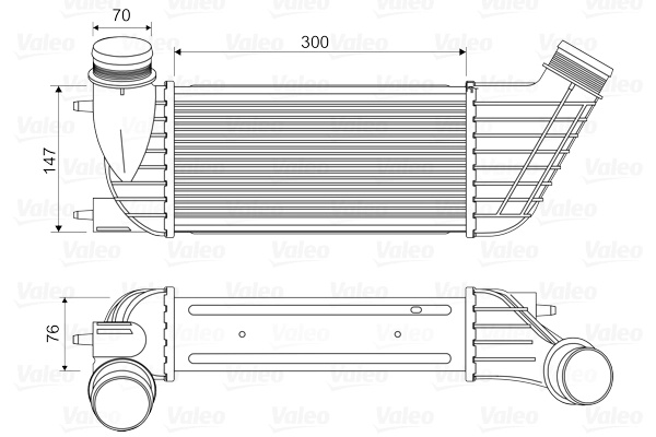 Intercooler Valeo FIAT SCUDO platou / sasiu (270_, 272_) 2007-2016 - 818651