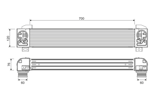 Intercooler Valeo PEUGEOT RCZ 2010-2015 - 818386