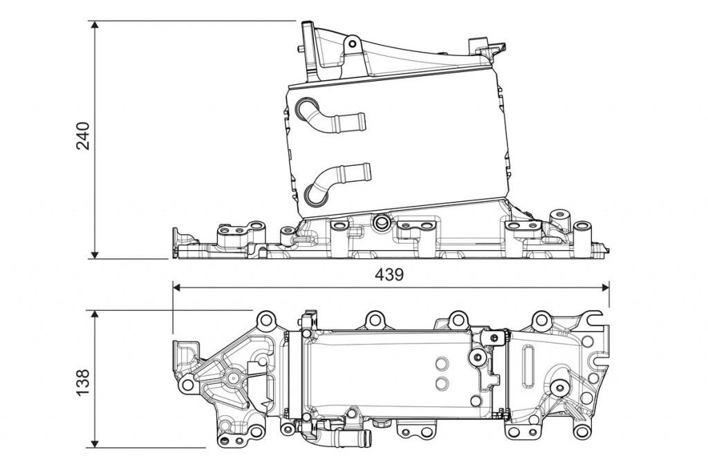 Intercooler Valeo SEAT LEON Caseta/ Hatchback (5F1) 2012-2020 - 822935