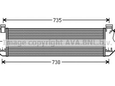 Intercooler VOLVO C30 AVA VO4134