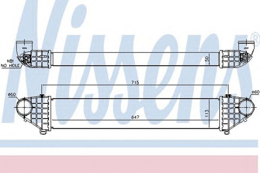 Intercooler VOLVO C70 II Cabriolet NISSENS 96474