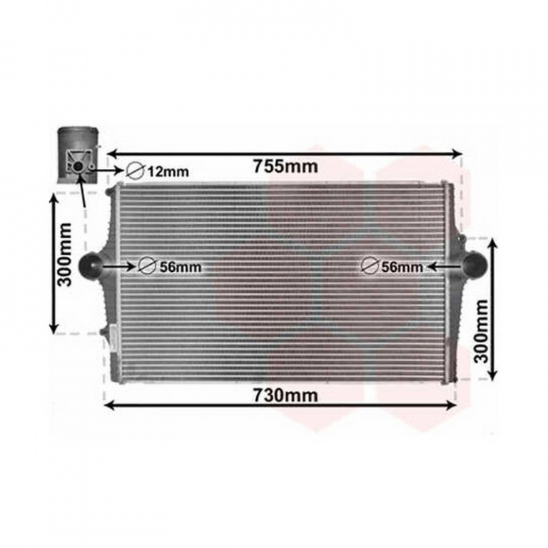 INTERCOOLER VOLVO S60 2000->2009 Radiator intercooler benzina/ diesel 2003-> 687x425x29 PIESA NOUA ANI 2000 2001 2002 2003 2004 2005 2006 2007 2008 2009 2010