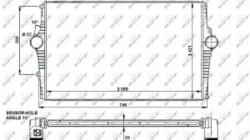 Intercooler VOLVO S60 I, S80 I, V70 II, XC70 I 2.0-3.0 11.99-04.10