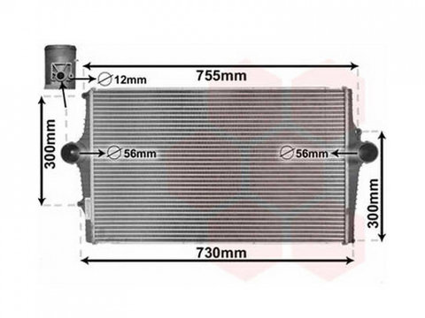 INTERCOOLER VOLVO XC70 2000-> Radiator intercooler benzina/ diesel 2003-> 687x425x29 PIESA NOUA ANI 2000 2001 2002 2003 2004 2005 2006 2007