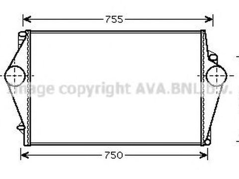 Intercooler VOLVO XC70 CROSS COUNTRY AVA VO4136