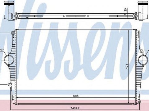 Intercooler VOLVO XC70 CROSS COUNTRY NISSENS 969002