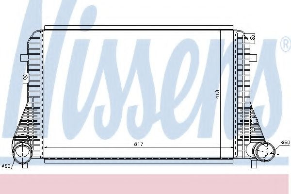 Intercooler VW CADDY IV combi (Saab, SAJ) (2015 - 2016) NISSENS 96568