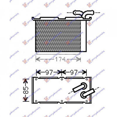 INTERCOOLER VW GOLF 6 2008->2013 Radiator inter