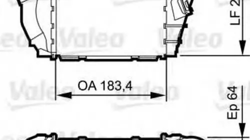 Intercooler VW GOLF IV Variant 1J5 VALEO 817557 PieseDeTop
