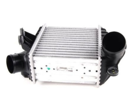 Intercooler VW New Beetle, 01.1998-2010, motor 1.9 TDI 66kw, diesel, 1.8 T 110/132kw, benzina, cu/fara AC, aluminiu brazat/plastic, 184x190x85 mm, SRLine,