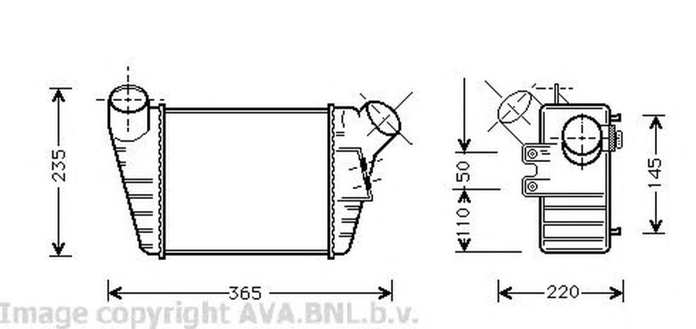 Intercooler VW NEW BEETLE 9C1 1C1 AVA VW4182
