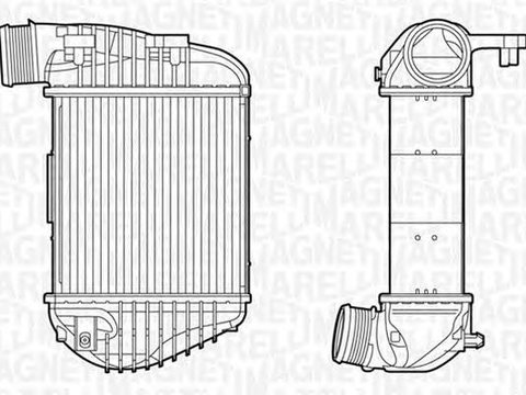 Intercooler VW PASSAT Variant 3B5 MAGNETI MARELLI 351319201360