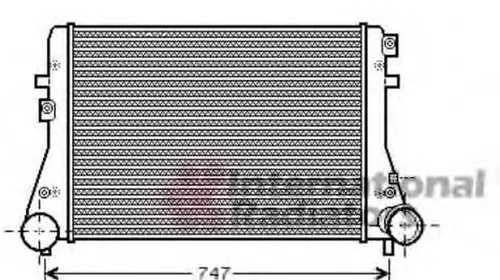 Intercooler VW SHARAN 7N1 7N2 VAN WEZEL 58004306 PieseDeTop
