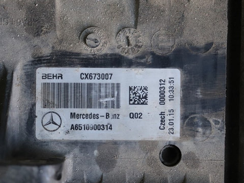 Intercooler / watercooler Mercedes w205 cod: A6510900314