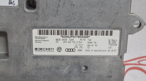 Interfata control Modul MMI Audi A6 C6 4