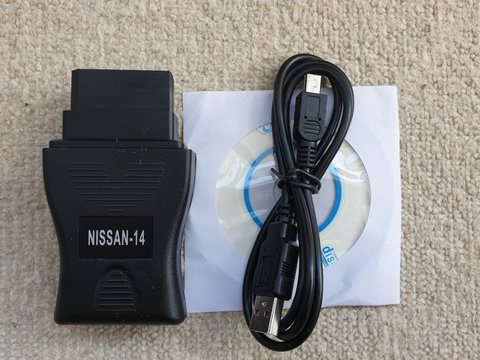 Interfata diagnoza auto tester Nissan Consult USB 14 pini - pana in 2001