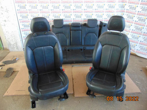 Interior Alfa Romeo stelvio 2015-2022 scaune fata banchete spate piele neagra dezmembrez