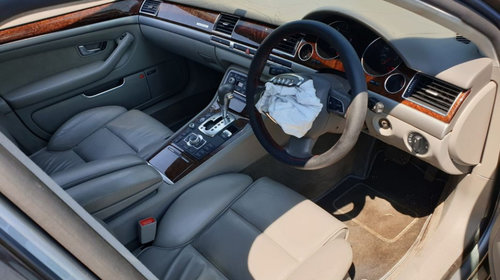 Interior Audi A8 S-Line Piele Crem