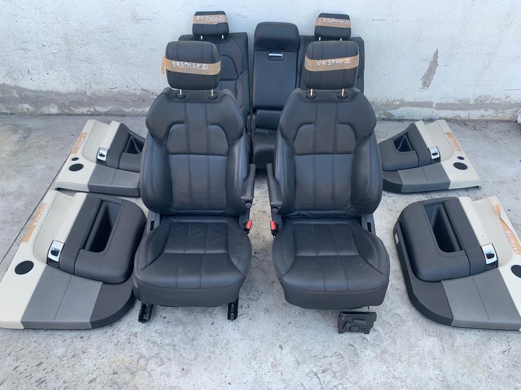 Interior Complet Negru Piele Land Rover Range Rover Sport L494
