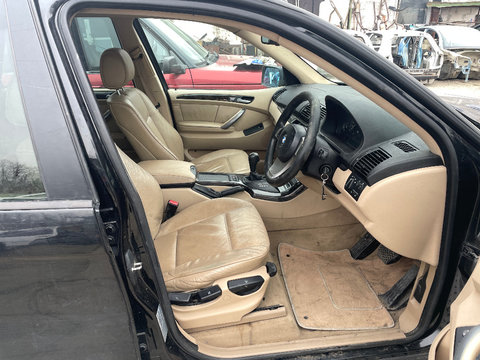 Interior complet piele crem BMW X5 E53 3.0 d SE 160kW 218CP Facelift 2005