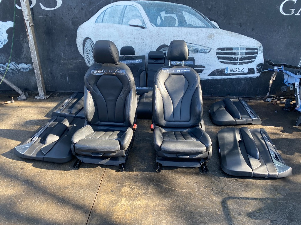 Interior complet piele neagra M-Pack electric Bmw F06 G32 Gran Coupe 2011-2018