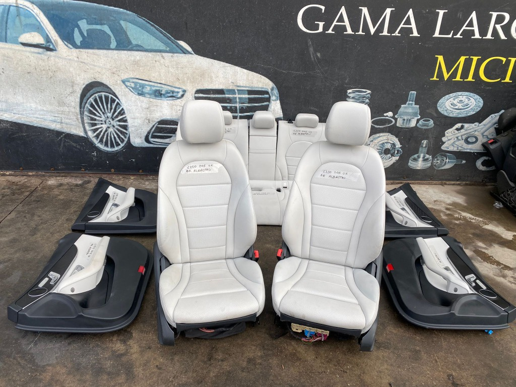 Interior complet piele perforat electric Mercedes C205 2014-2021