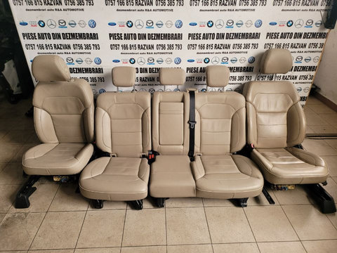 Interior Complet Scaune Banchete Mercedes Ml W166 Cu Incalzire Si Ventilatie Full Electrice 2012+