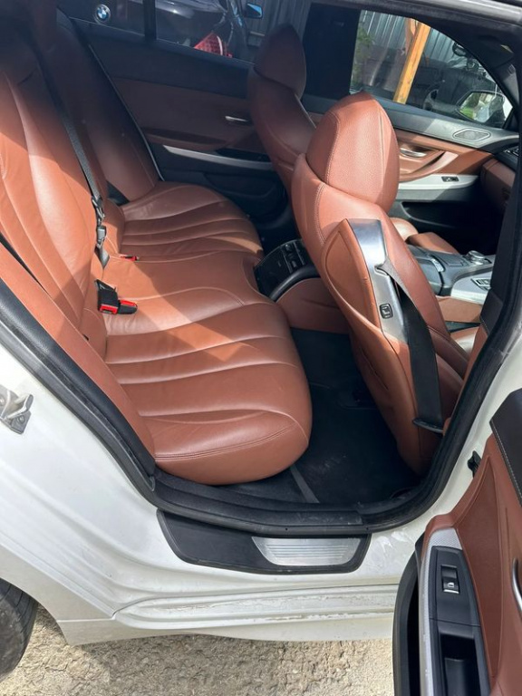 Interior M Sport piele BMW seria 6 F06 LCI facelift, cognac