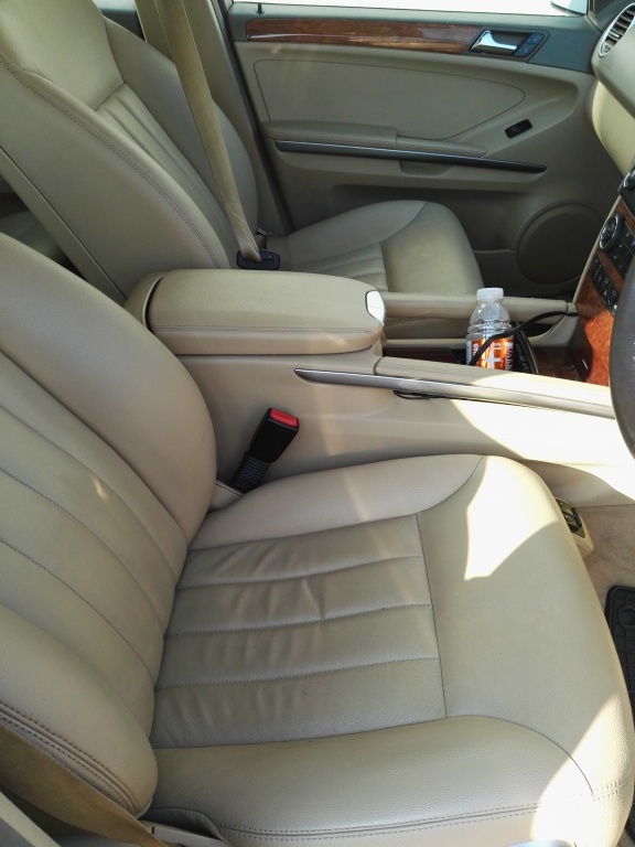 Interior piele bej Mercedes ML 320 cdi W164