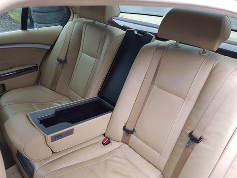 Interior piele crem BMW Seria 7 E65 2007