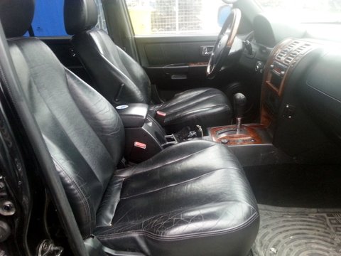 Interior piele neagra (scaune, banchete, fete usi), Hyundai Terracan fabr. (2001 - 2008)