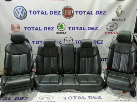 Interior piele neagra,scaune si bancheta,Audi A8 D5 4N 2018