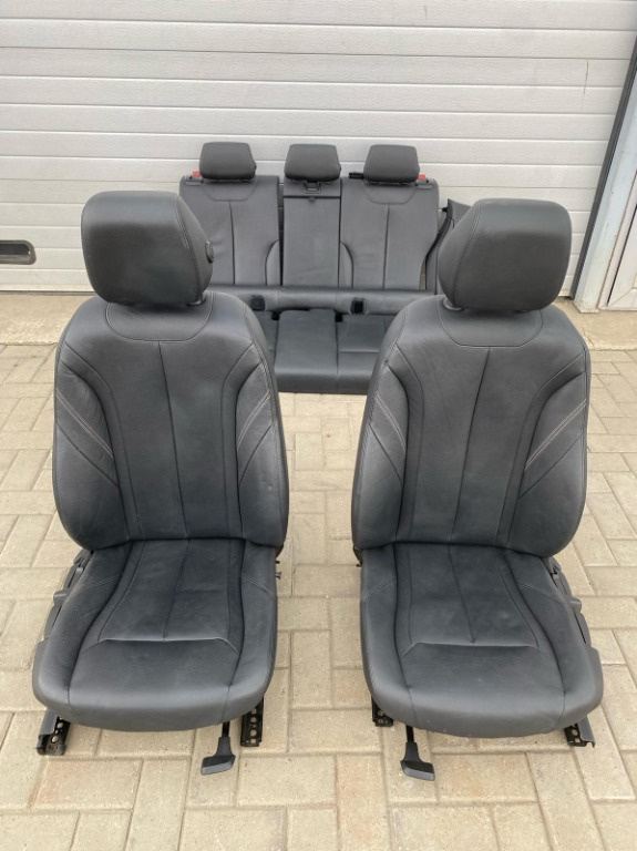 Interior piele negru cu incalzire BMW Seria 3 F34