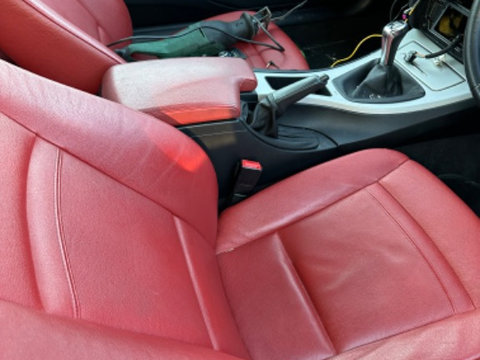 Interior piele roșie BMW Seria 3 E92 coupe LCI
