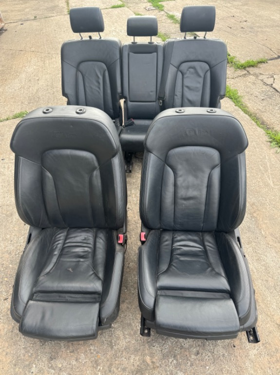 Interior scaune piele S line electrice/incalzite Audi Q7 4L 2008-2013