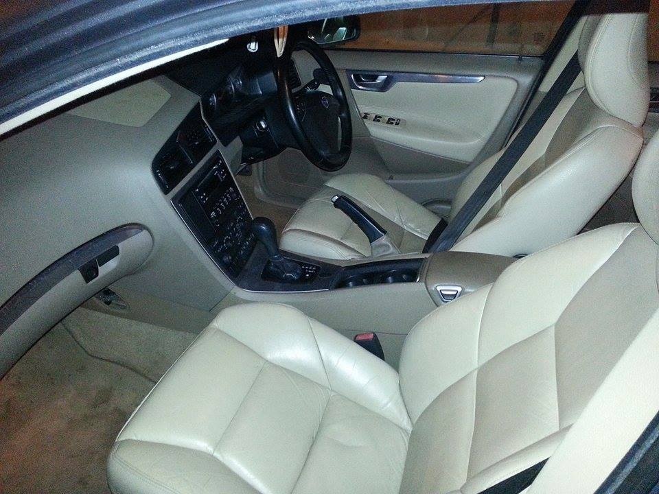 Interior volvo s60 din piele crem 2001-2009