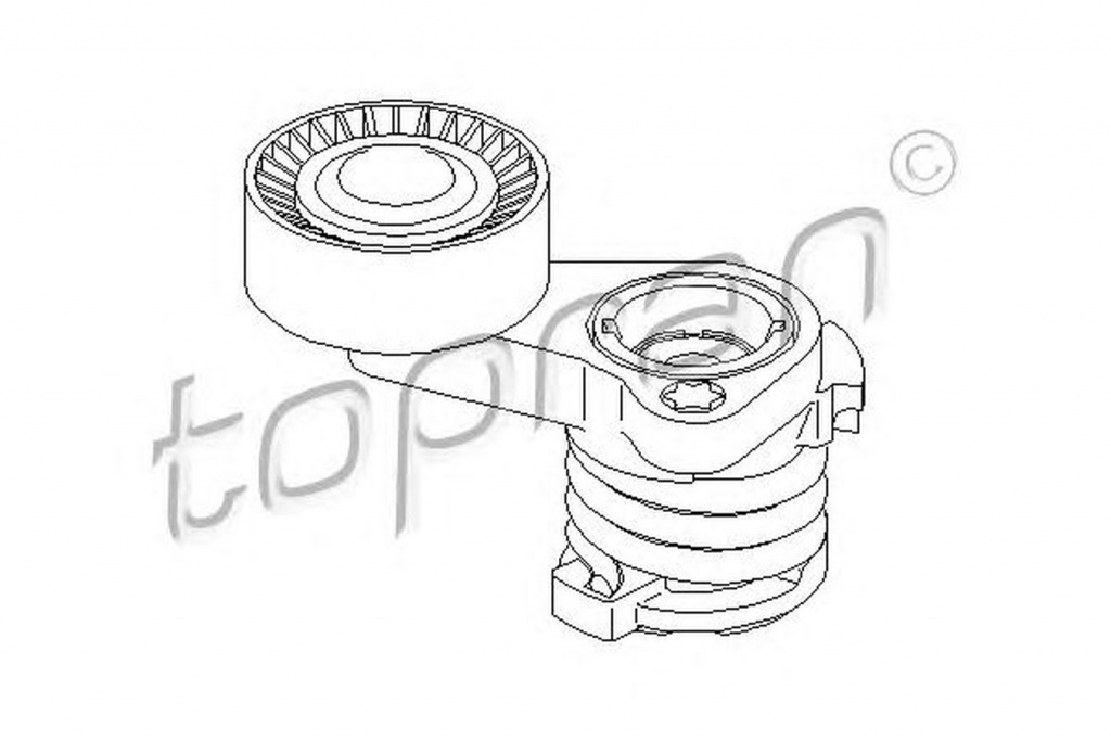 Intinzator curea BMW 6 E63 TOPRAN 501497