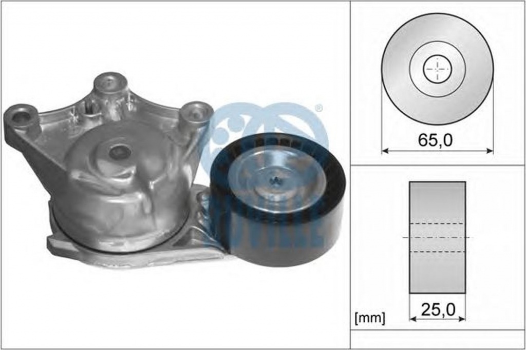 Intinzator curea CITROEN BERLINGO B9 RUVILLE 56667