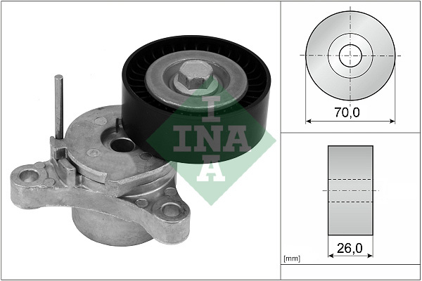 Intinzator curea, curea distributie (534 0666 10 534066610 INA) OPEL,VAUXHALL ANTARA|CASCADA|INSIGNIA|ZAFIRA|ZAFIRA, ZAFIRA TOURER